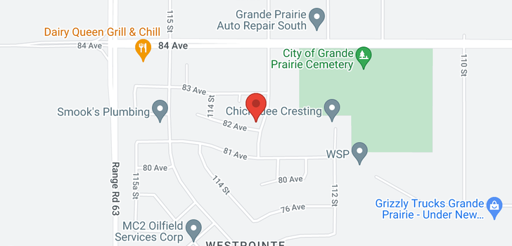map of 11302 82 Avenue